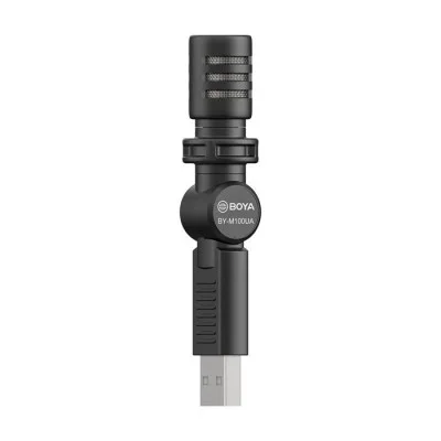 BOYA Miniature Condenser Smartphone mic (USB Jack) - Black